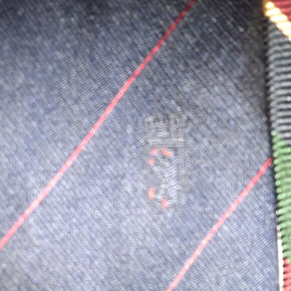 5 Vintage Ties * 1970's-1990's * Red Silk Poly * Made in America * Paisley, Rep - Picture 5 of 5